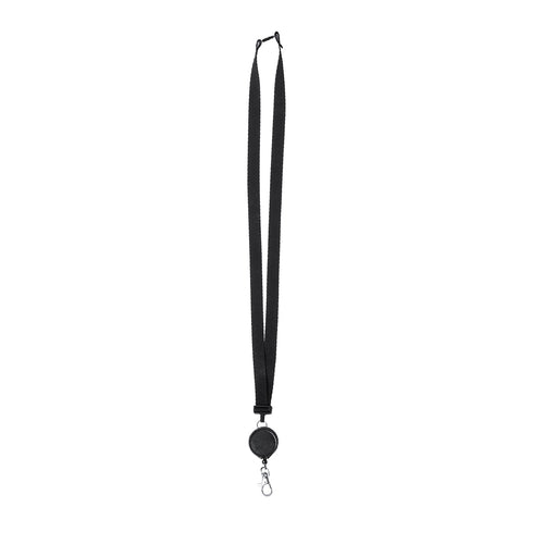 Handy polyester lanyard with retractable accessory - Lemer Personalised