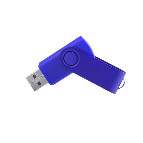 16GB USB flash drive, with twist mechanism, smooth body finish and matching color metal clip in glossy finish - Survet 16GB Personalised