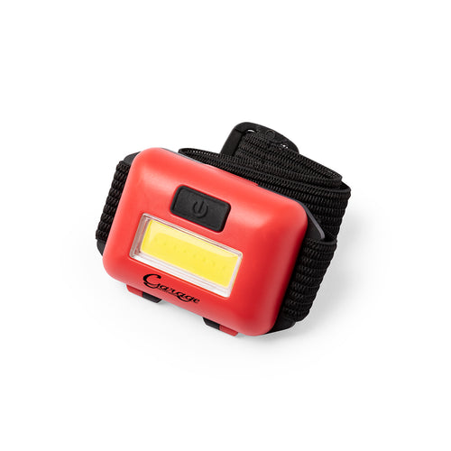 Sporty line torch with adjustable elastic band for arm, head… 8 COB white lights with 3 lighting modes (2 direct modes + 1 flashing light) - Vilox Personalised