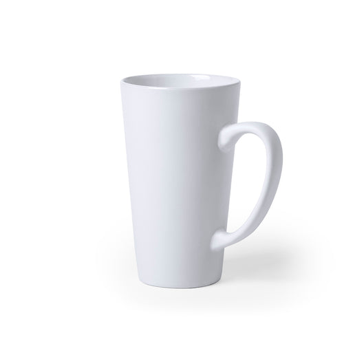 480ml AA ceramic mug in matt finishing, with tall design and large handle - Korpus Personalised