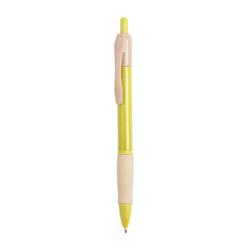 Nature line ball pen in wheat straw, to encourage the use of natural raw materials and reducing contaminant emissions - Rosdy Personalised