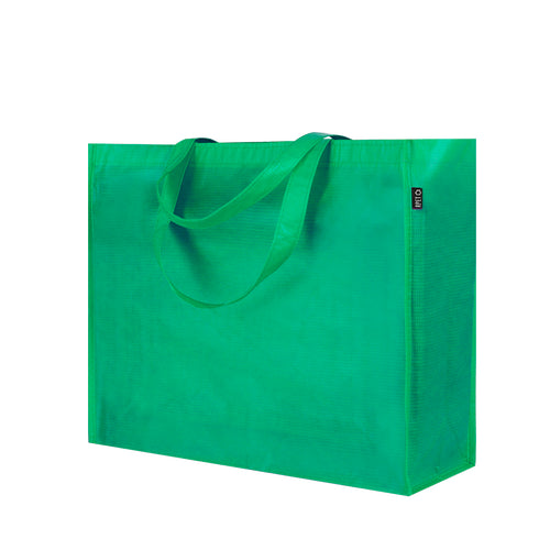 Nature line bag in RPET material, obtained from recycled plastic materials, to encourage the reusing of plastic residues and contribute to the Earth’s sustainability - Kaiso Personalised