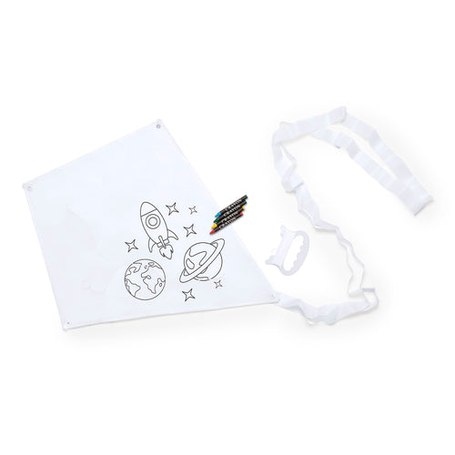Fun kite for flying and painting in resistant 190T polyester - Yumbi Personalised