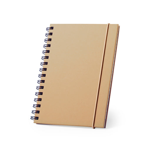 Colored rings notebook in nature line - Zubar Personalised