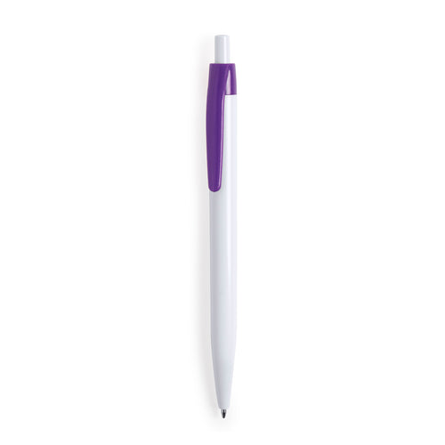 Ball pen with push-up mechanism in an eye-catching, two color design - Kific Personalised