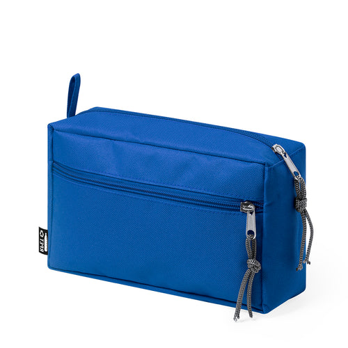 Beauty bag in RPET material, obtained from recycled plastic materials, to encourage the reusing of plastic residues and contribute to the Earth’s sustainability - Kopel Personalised