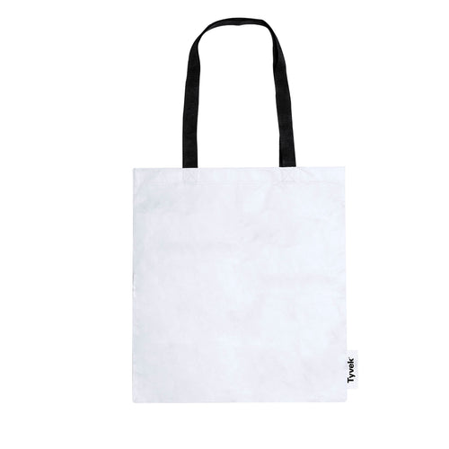 Bag in soft and lightweight Tyvek® material, 100% recyclable and made of polyethylene fibers, especially remarkable for its resistance, durability and easy printability - Naisa Personalised