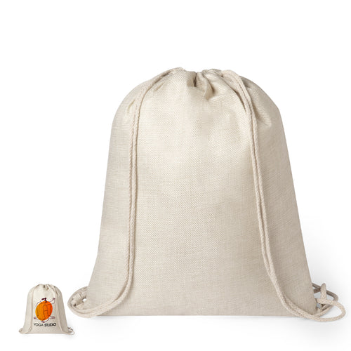 Nature inspiration drawstring backpack - Lizcom Personalised