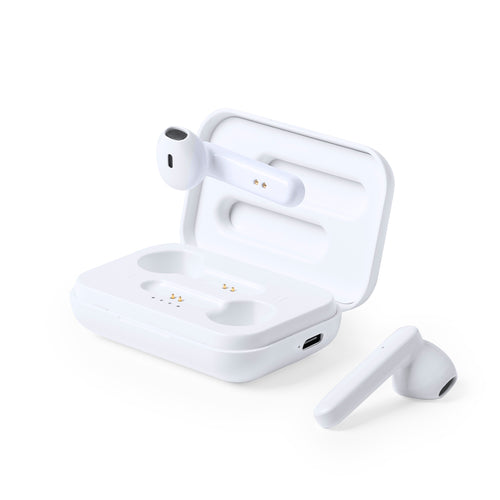 Earphones in elegant white finish and Bluetooth® 5 - Protex Personalised