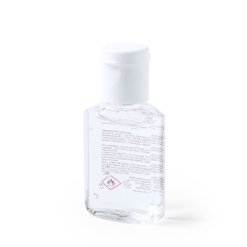 Hydroalcoholic gel for hygiene and skin cleaning in 15 ml, refillable bottle, with dispenser and safety cap - Bradul Personalised