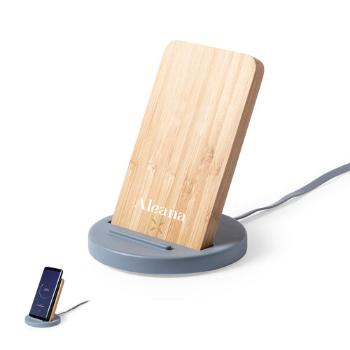 Wireless charger with smartphone holder function - Wiket Personalised