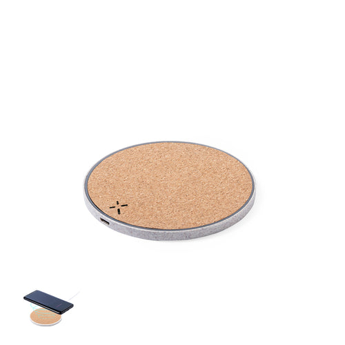 10W wireless charger of nature line and circular design - Livor Personalised