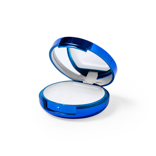 Lip balm with integrated mirror in elegant bright colours - Zendal Personalised