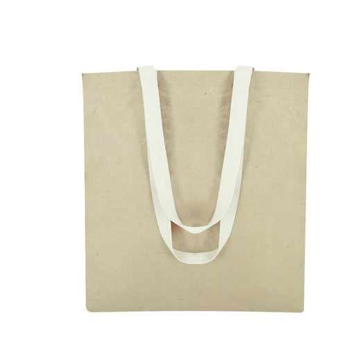 Nature line bag in laminated paper of 105g/m2, highly resistant - Curiel Personalised