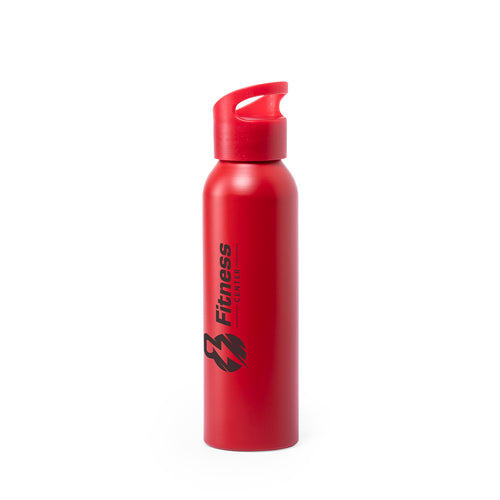600ml capacity bottle in aluminium with a matt finish - Runtex Personalised