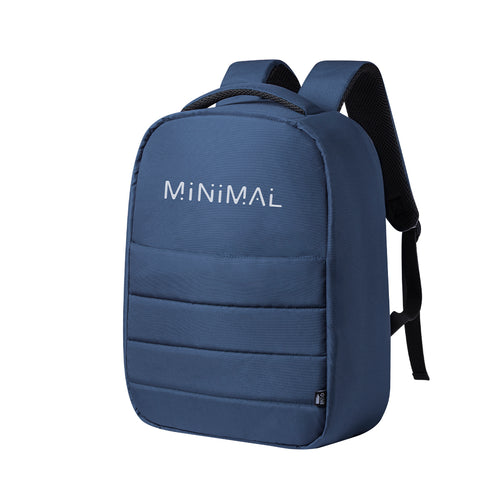 Nature line anti-theft backpack made of durable 300D RPET, with urban design and full padding - Danium Personalised