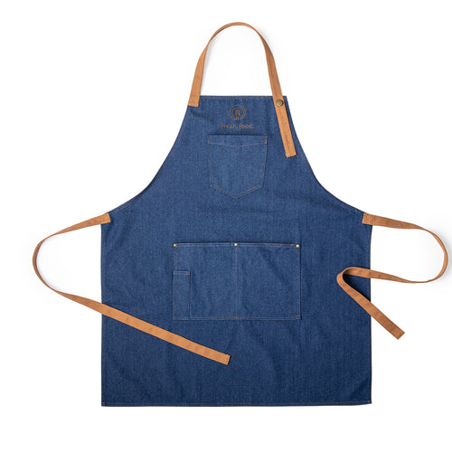 High-quality apron in heavy-duty fabric with denim finish - Rober Personalised