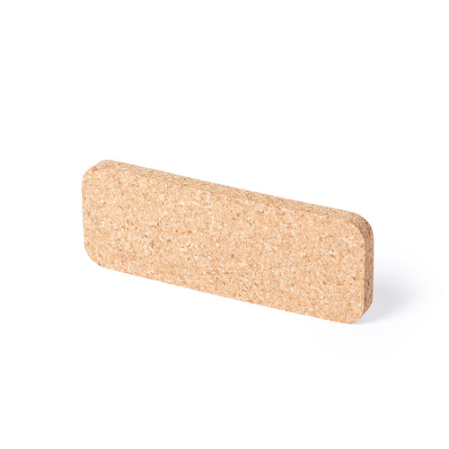 Nature line identifier made of natural cork, promoting the use of natural raw materials and reducing pollutant emissions - Sartal Personalised