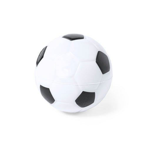 Anti-stress ball with soccer design and soft PU body - Chaiss Personalised