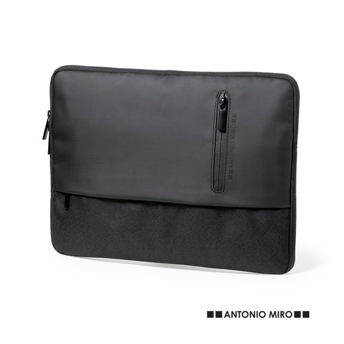 Antonio Miró computer sleeve in premium quality, made of durable 600D polyester - Dilon Personalised