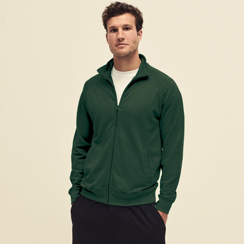 Adult Lightweight Sweat Jacket by Fruit of the Loom Personalised