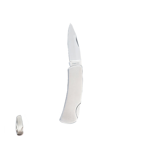 Stainless steel knife with security lock - Acer Personalised