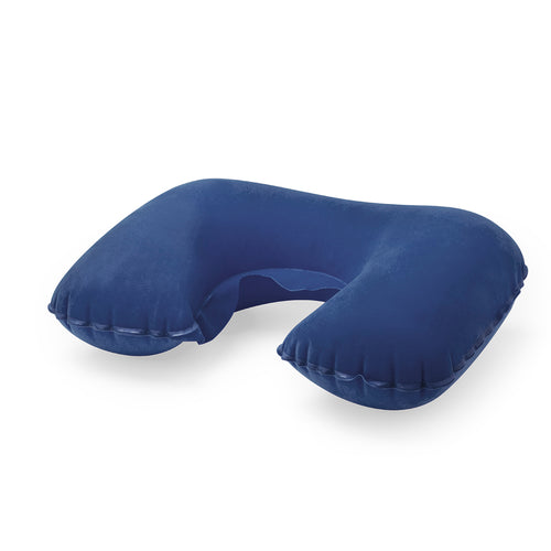 Inflatable neck pillow in soft suede neck - Traveller Personalised
