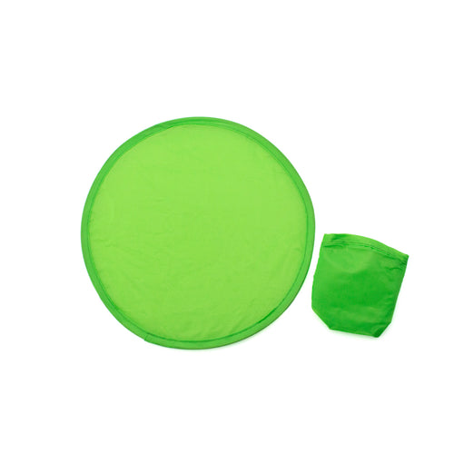 Foldable polyester Frisbee in bright tones, with matching color individual pouch - Watson Personalised