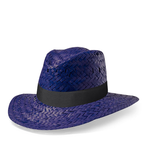 Straw hat with comfortable inside ribbon - Splash Personalised