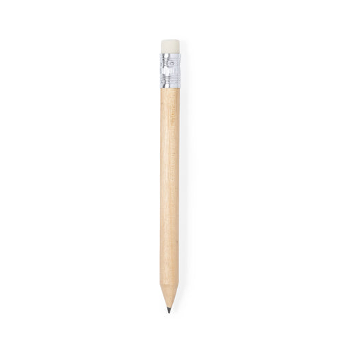 Mini wooden pencil with natural finish - Miniature Personalised