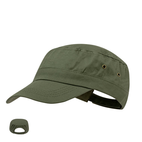 Military Type-Cap in brushed cotton material - Saigón Personalised