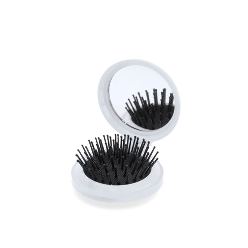 Folding brush with mirror - Glance Personalised